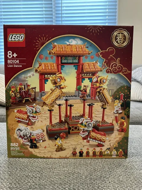 LEGO Chinese New Year Lion Dance 80104 Retired NEW