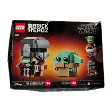 LEGO Star Wars BrickHeadz The Mandalorian & the Child -NEW Sealed Damaged Box