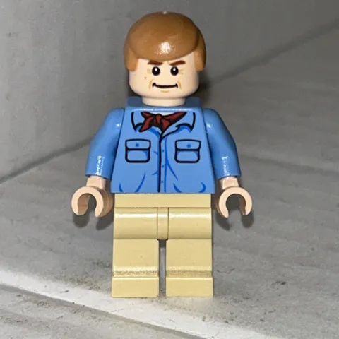 Lego Minifigure Dr. Alan Grant (JW019)  From Jurassic Park Sets 75932 75936