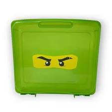 Lego IRIS Project Green Mini Figure Storage Container Hard Case Ninjago 100713