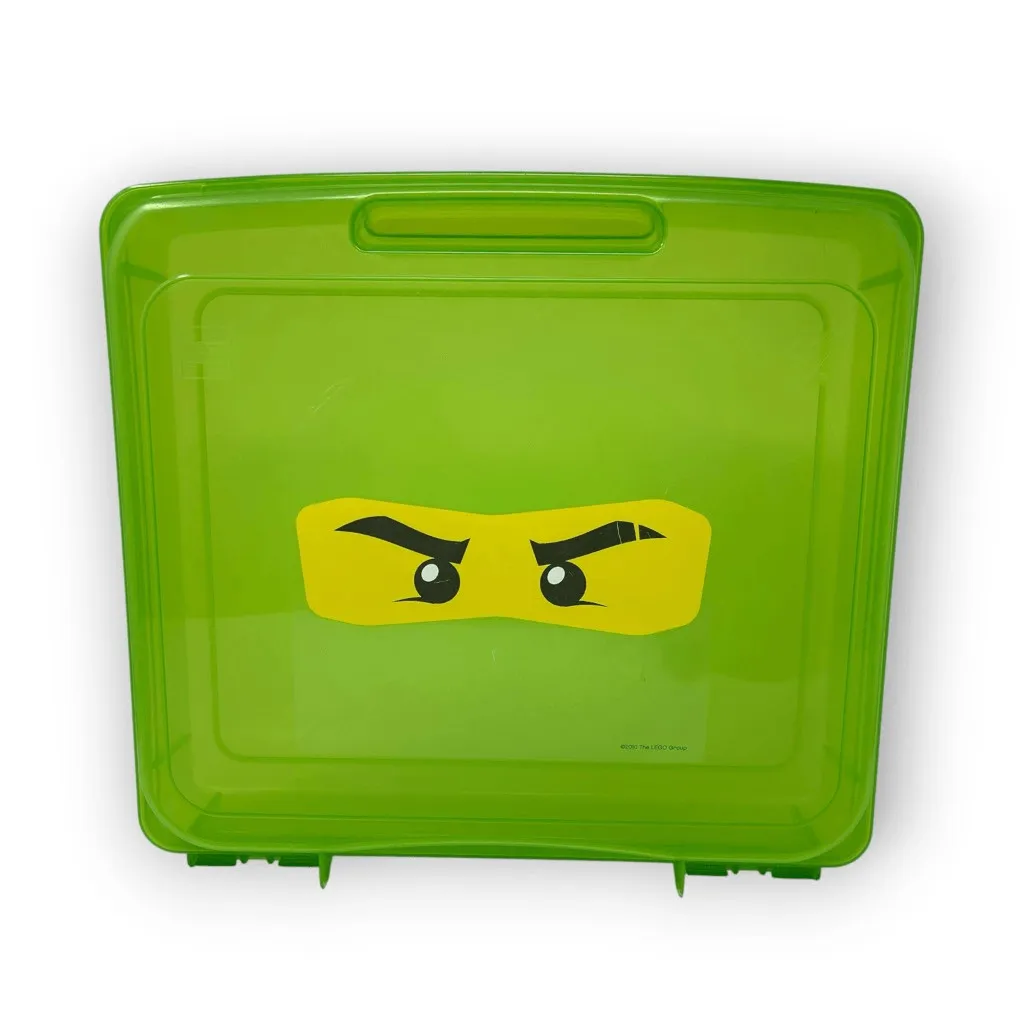 Lego IRIS Project Green Mini Figure Storage Container Hard Case Ninjago 100713
