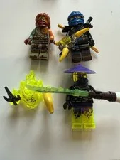 Lego Ninjago Lot of 4 Minifigures - Jay, Ronin, Ghosts