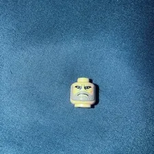 LEGO STAR WARS - Minifig, Head Gray Beard & Eyebrows (Dooku, Clone Wars)