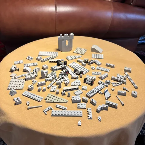 Lego Parts Vintage Space Lot Collectible Castle Grey Variety