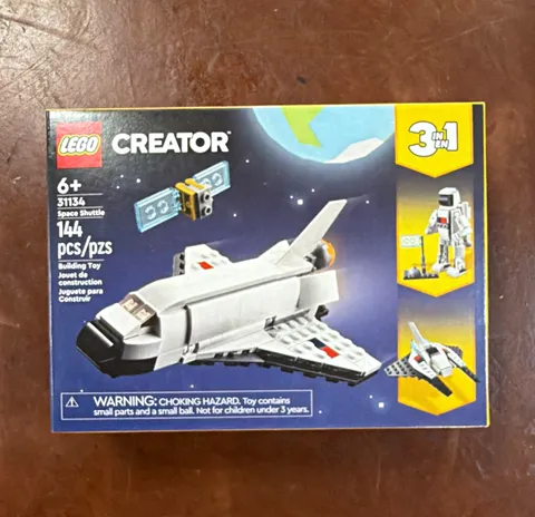 Lot of 4 LEGO Creator 3in1 Space Shuttle Set 31134 144-pcs building set