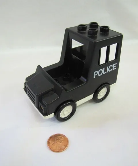 Lego Duplo Police Car Paddy Wagon for Policeman Station Vehicle 