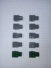 10 Pieces Lego 48169 Star Wars Technic Brick 2 by 2 with Pin Hole, 1 side joint