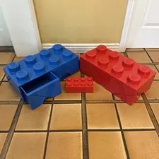 LEGO Storage ProductsLot of 3 : 4004, 4006 & 4013/4023 8-Stud Bricks