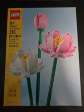LEGO Botanicals 40647 Pink Lotus Flowers New Sealed In Box