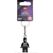 LEGO Black Panther Keychain Black NEW Marvel Minifigure 854189