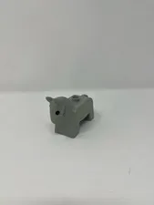 Vintage Lego U.S Interlego AG Duplo Grey Donkey Replacement Mini Figure Toy