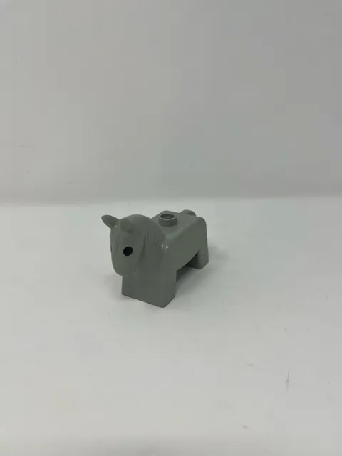 Vintage Lego U.S Interlego AG Duplo Grey Donkey Replacement Mini Figure Toy