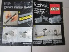 Lego Technic 4.5 Volt Motor Catalog
