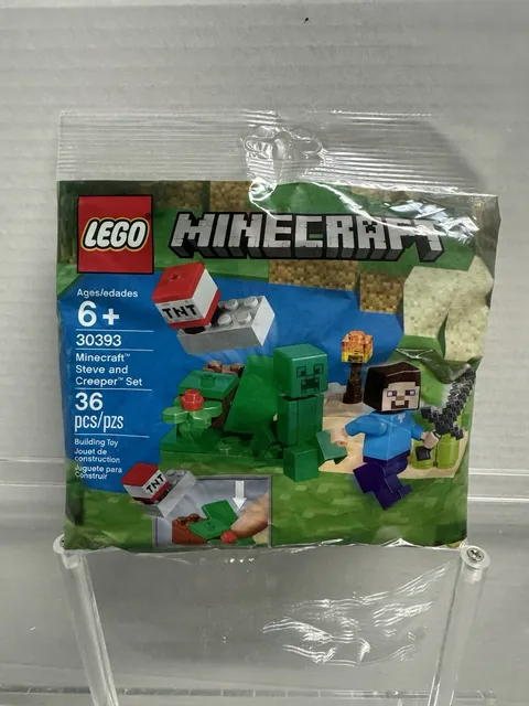 Lego Minecraft Poly Bag 30393 Steve and Creeper New Sealed