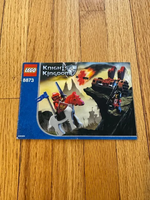 Lego Castle Knights Kingdom Fireball Catapult (8873) Instruction Booklet Only