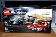 LEGO Speed Champions Chevrolet Corvette C8.R & 1968 Corvette (76903) NEW