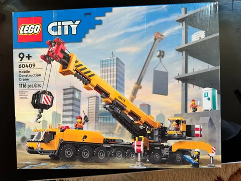 LEGO City Mobile Construction Crane (60409) New & Factory Sealed 1116 pcs 