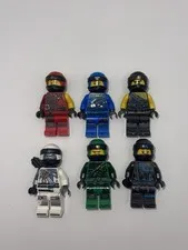 Lego Ninjago Hunted Minifigure Lot RARE 2018 Kai Jay Cole Zane Lloyd Nya