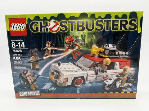 LEGO Ghostbusters Ecto-1 & 2 Set 75828 New Sealed Slightly Damaged Box Retired