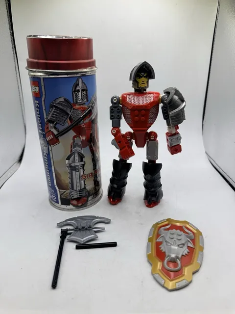 LEGO Knight’s Kingdom Castle Sir Adric 8704 Knight w/ Tin