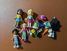 LEGO Friends Minifigures Lot Accessories Niffler Pineapple Puppy Tea Pot Carrot
