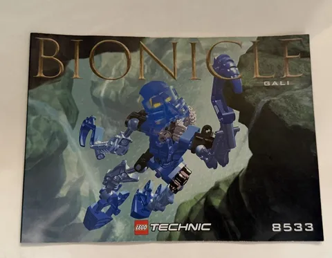 LEGO Bionicle 8533 Gali Instruction Manual Booklet Only 2001 Technic