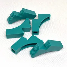LEGO Parts - Dark Turquoise Arch 1 x 3 x 3 - No 13965 - QTY 5