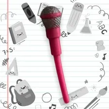 Jem & the Holograms Replacement ROCK ‘N CURL Microphone Instrument 1987 Hasbro