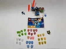 Lot of Lego Nexo Knights Battle Suit Clay Set and 37 Nexo Knights Power Shields