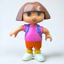 Lego Duplo Dora Explorer Figure Chunky Mini Figure 4216438 NickJr Preschool 2003