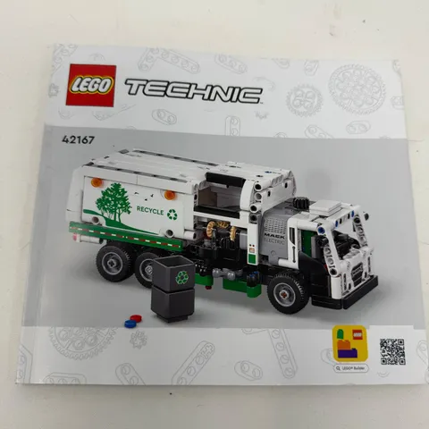 LEGO Technic Mack LR Electric Garbage Truck 42167 Instruction Manual Only