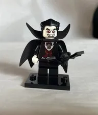 LEGO 8684 CMF Series 2 Vampire Minifigure Black Bat Complete