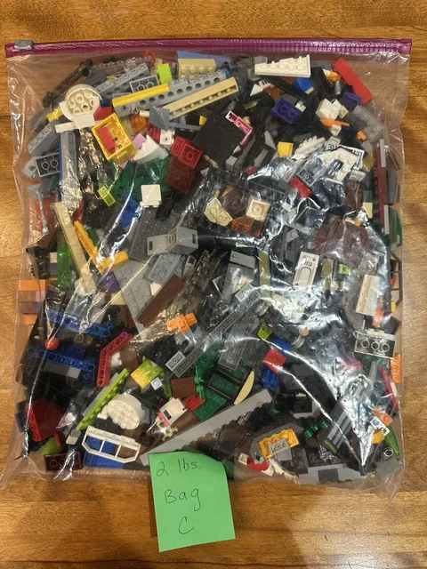 Lego Pieces Lot - 2 Pound Bag “C”