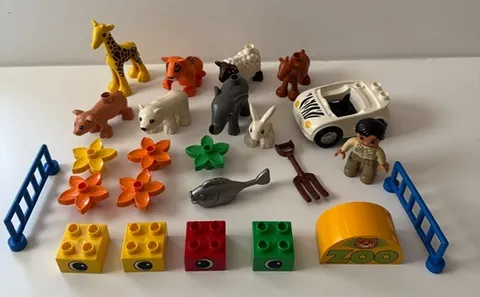 LEGO DUPLO RETIRED - MY FIRST ZOO, MY FIRST BUILD, FARM ANIMALS plus 200+ BRICKS