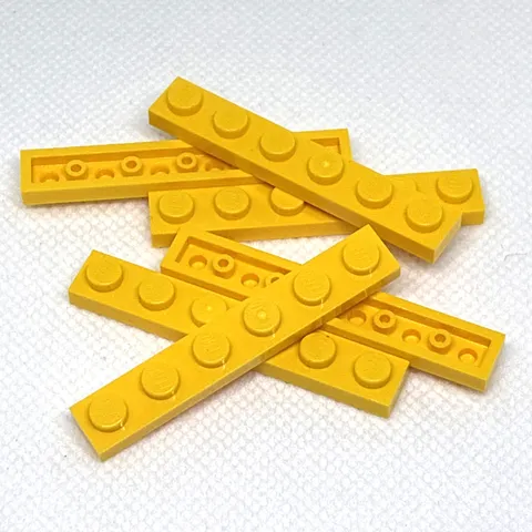 LEGO Parts - Yellow Plate 1 x 6 - No 3666 - QTY 11