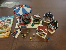 LEGO 10235 Creator Expert: Winter Village Market, Used, 99%+ Complete W/Manuals