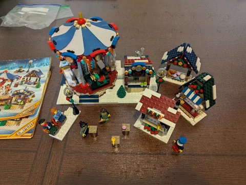 LEGO 10235 Creator Expert: Winter Village Market, Used, 99%+ Complete W/Manuals