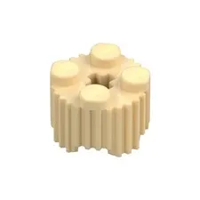 LEGO 45x Tan Brick, Round 2 x 2 with Axle Hole and Grille  inv.630
