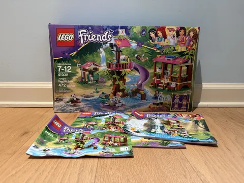 Discontinued LEGO Friends 41038 Jungle Rescue Base 472pcs Set Ages 7-12 w/ Box