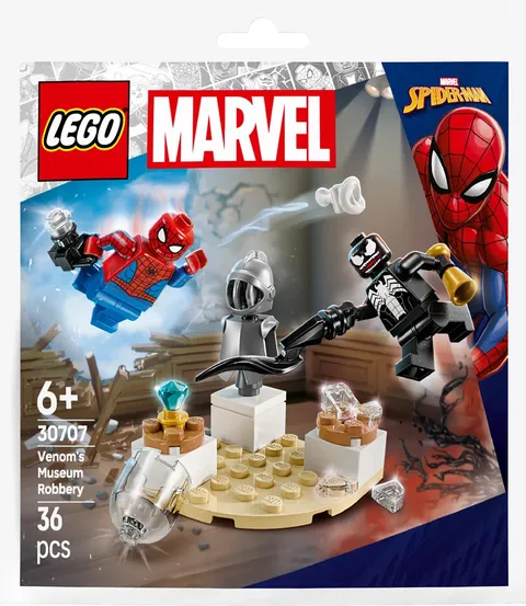LEGO Marvel Spider-Man Venom’s Museum Robbery 30707 Paper Bag NEW SEALED