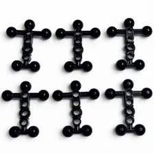 LEGO Bionicle Hero Factory Black Ball Joint Connectors Lot of 6 90626
