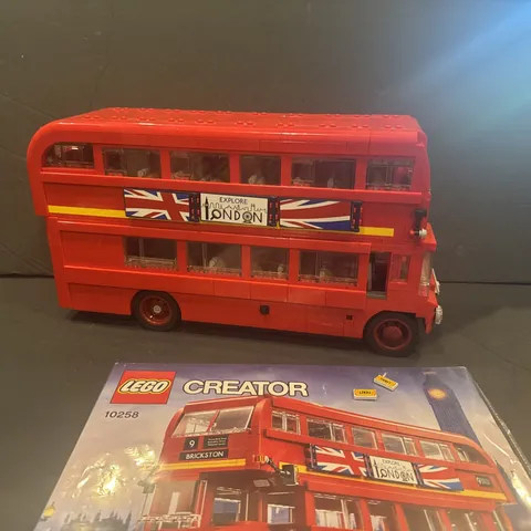 LEGO CREATOR: London Bus (10258) England Bus  Complete Used Set