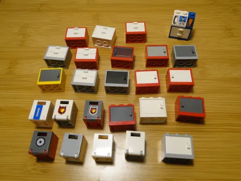 Lego City Container Box  Mail Box Dresser Drawers Container