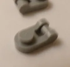 Lego x3 Light Bluish Gray 1x1 Round Plate With Side Bar Handle, 26047 (028-289)
