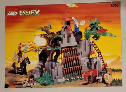 LEGO Castle Dark Dragons Den 6076 *INSTRUCTIONAL MANUAL ONLY* 1994