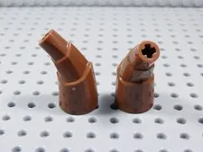 LEGO 2 Reddish Brown Tail Horn Stepped Section Part 2142 Animal Minifig BR