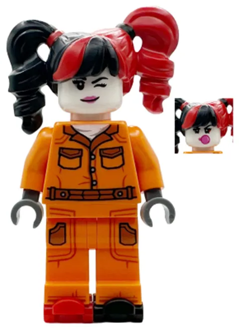 Lego Super Heroes Harley Quinn Prison Jumpsuit sh1080 (From 76300) Batman New