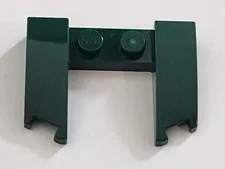 LEGO Dark Green Wedge 3 x 4 x 2/3 Curved with Cutout 11291