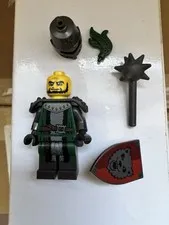 Lego Frightening Knight Collectible Minifigure Series 15 CMF Complete w/ Shield