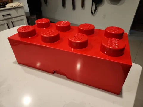 Lego 8 Stud Storage Brick Stackable Container